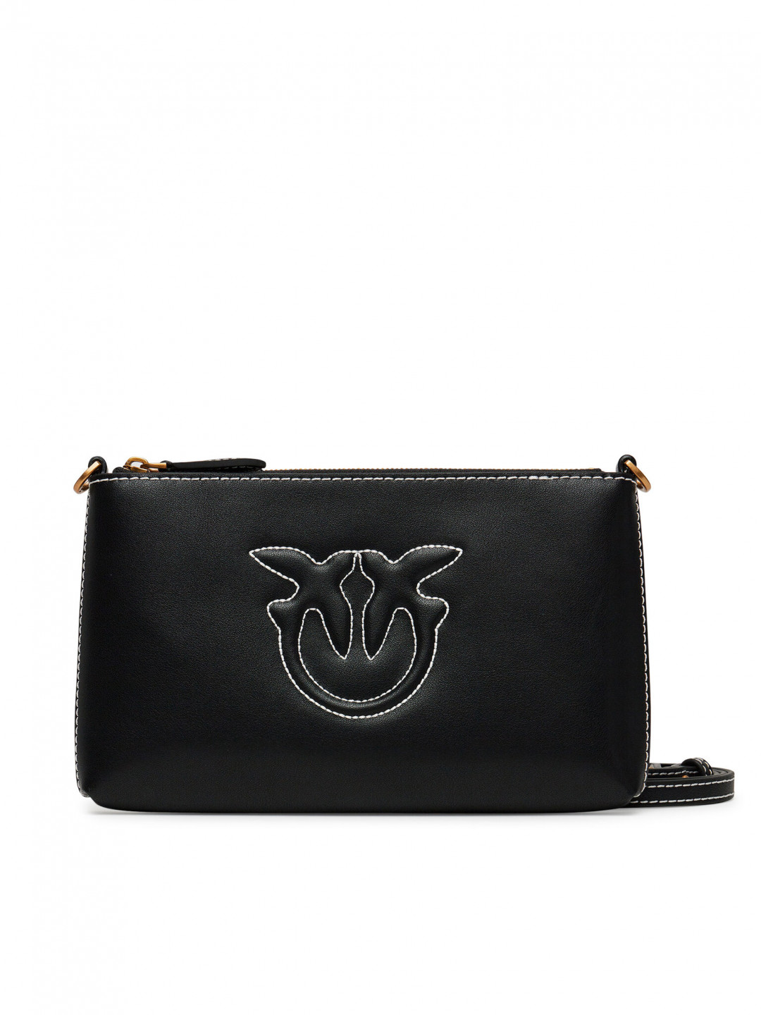 PINKO Kabelka Flat Horizontal Mini PE 25 PCPL 104277 A2AN Černá